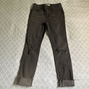 Madewell High-Rise black Skinny Jeans